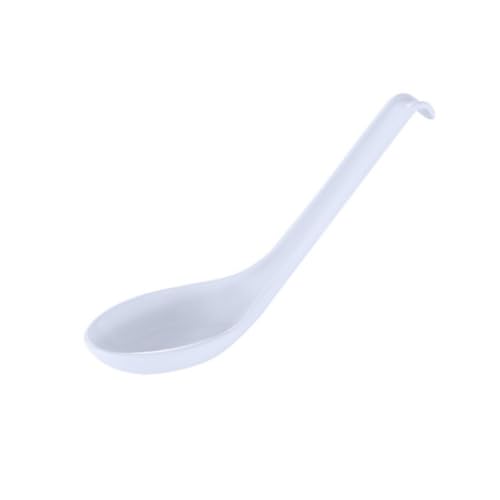 7200TW Soup Spoon, 5/8 oz., 6" x 1-3/4", Break-Resistant, Dishwasher Safe, Melamine, Imperial White, Pack of 12