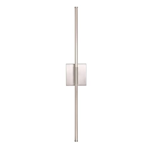 Jonathan Y Jyl7022A Makena 28" Dimmable Integrated Led Metal Wall Sconce, Minimalistic,Modern,Contemporary 3000K Led Bulbs For Bedroom, Living Room, Bathroom Hallway, Chrome #TOP7