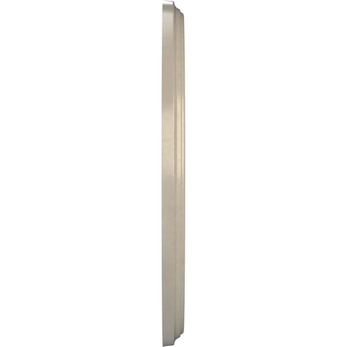 Image of Ekena Millwork CMP13BEEPE Berkshire Thermoformed PVC Ceiling Medallion (Fits Canopies up to 5 3 /4 inch), 13 inchOD x 3 1 /2 inchID x 3 /4 inchP, Universal Metallic Pearl Mist