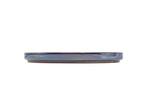 Genware Terra Porcelain, Aqua Blue, Low Presentation Plate, 250mm, LP-PBL25, Pack of 12, 250mm Diameter - Image 3