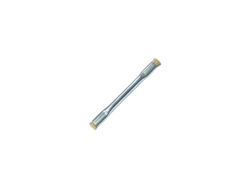 Techni-Pro 758CH032 - Anti-Static Applicator Brush, Double End, 3/16' x 1/4' Horse Hair, 3/8 x 4-1/2' Zinc Plated Handle