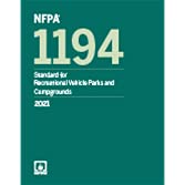 NFPA 1194, Standard for Recreational Vehicle Parks and Campgrounds, 2021 edition 1455926493 Book Cover