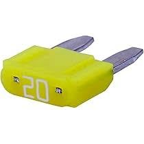 10A Automotive Fuses, 20 Amp Mini Fuses For Car/Bike/Scooter (2Pc) (Mini Fuse)