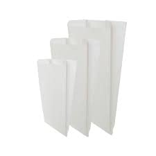 SACCHETTI DI CARTA BIANCHI PER ALIMENTI MIS. 17X38cm CONFEZIONE DA KG 10 per pane pasticceria ortofrutta uso alimentare monouso biodegradabili forni gastronomie street food ecologici alimentare