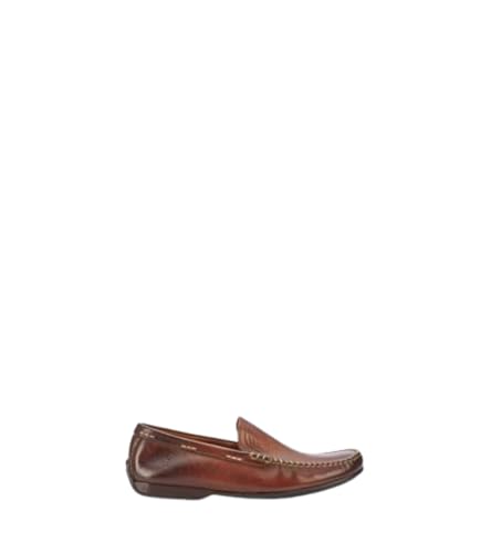 Image of Frye Lewis Venetian Loafers for Men Hand-Crafted with Antique Pull-Up Leather with Moccasin Construction, Full Rubber Outsole, and Modified Heel
