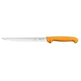 Victorinox Swibo 5844920 Fish Filleting Knife 20cm Straight Flexible Blade - High Grade Stainless Steel