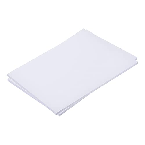 Image of MECCANIXITY White ABS Plastic Sheet 7x4x0.2inch for Building Model, DIY Crafts, Panel, Pack of 2