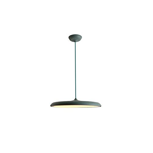 Suspension industrielle nordique HJMMHX lustre LED design plat chambre et bureau