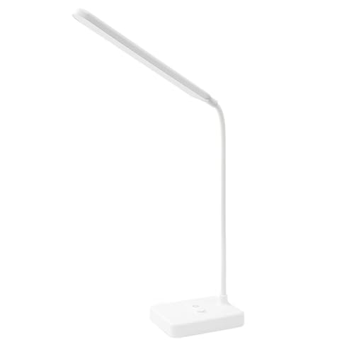Cordless Led Desk Lamp Rechargeable 2000Mah Battery Powered, 3 Colors 6 Brightness Dimmable, Eye-Caring, Foldable Dimmable, Table Lamp for Reading, Studying, Working, White #·