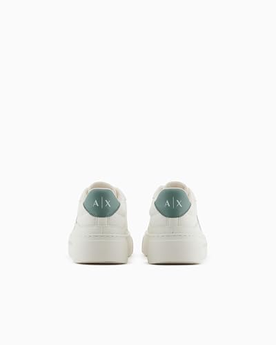 Armani Exchange Women's Thick Sneaker with Bold Ax Logo on The Side2