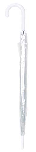 Uw Uniware The Name You Trust 23" Dome Straight Auto Open Umbrella, 23", Fashion Umbrella, Compact Automatic Rain Umbrella,Clear, Transparent (Clear) #TOP1