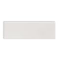 Subway Marble Tile — 4x12 in 5 sq ft Box of 15 — White Thassos Honed Finish — Kitchen Backsplash, Bathroom Walls, Shower Surround, Fireplace, Modern Bright