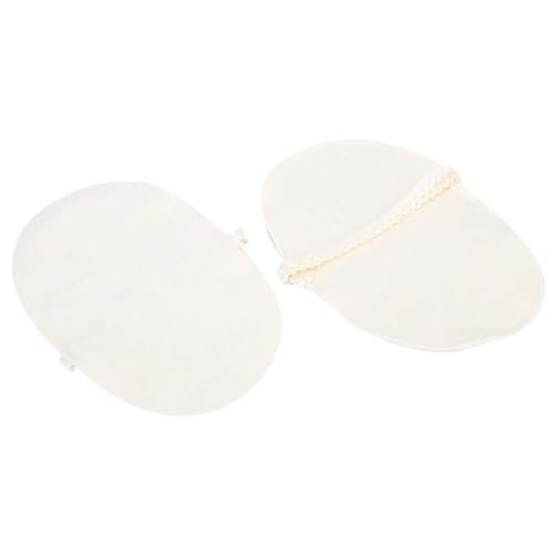 Achsel-Schweißpads Wiederverwendbare, waschbare Achsel-Schweißschutzabdeckung aus Baumwolle Schweißabsorbierendes Achselpad mit verstellbarem Riemen