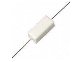 130 Ohm 5 Watt 0.05 Wire Wound Cement Sandblock Resistor (10 Piece Lot) CR5-130-RC