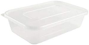 We Can Source It Ltd x50 Plastic 500 ml Microwave Takeaway Container