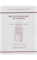 The Teti Cemetery at Saqqara: The Tombs of Shepsipuptah, Mereri (Merinebti), Hefi and Others (Australian Centre for Egyptology Reports) 0856688061 Book Cover