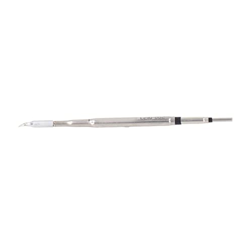 Image of 0 300℃ Adjustable Soldering Iron Tip Replacement with Curved Design for JBC 210 C210 002 Soldering Stations, Metal Welding Head for Precision Electronics Repair