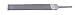 Grobet Hand File, Flat Hand File, Cut 2, 6 Inches | FIL-040.20
