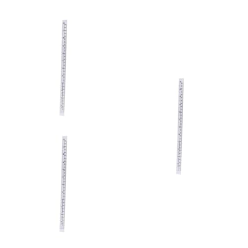 Cinta métrica adhesiva plata 3 piezas 30x1.6 cm
