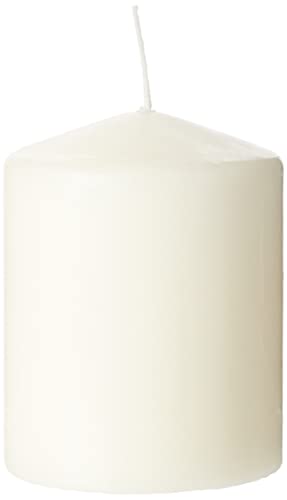 Spaas Unscented Pillar Candle 80/100 mm, 40 Hours, Ivory