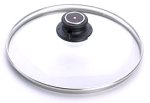 Swiss Diamond Heat-Tempered Glass Lid 6.3" Dishwasher Safe and Oven Safe