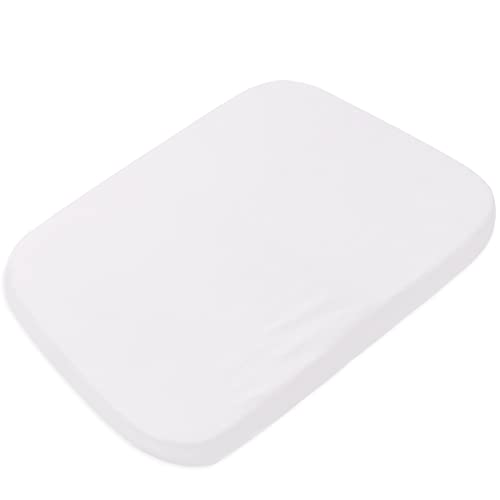 Baby Fitted Bassinet Sheet-Fits for Nestig The Wave Crib, 4moms Breeze Plus Bassinet, 100% Organic Jersey Cotton Bassinet Sheet (White), 23"Ã—28", Ultra Soft & Super Stretchy