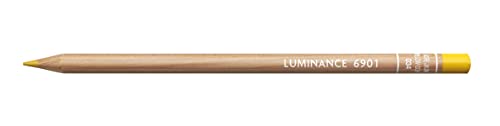 Image of CARAN DACHE LUMINANCE 6901 THE MOST LIGHTFAST PERMANENT COLOUR PENCIL EVER DESIGNED FOR PROFESSIONAL ARTIST (YELLOW OCHRE)