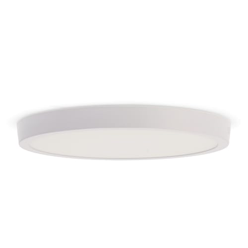 M Ledme - Panel de Superficie Serie Slim 25W, 2500lm, Luz fría (6000k). Lámpara de techo de interiores IP20. Ideal para Baño, Cocina, Dormitorio. Fácil de instalar, LM5246.