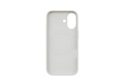Image of TEKNE Silicone Back Case Cover with Magnetic Wireless Charging Support for iPhone 17 | Soft-Touch Anti-Slip Grip | Microfiber Lining | Raised Camera & Screen Protection | Slim Fit Case (Beige)