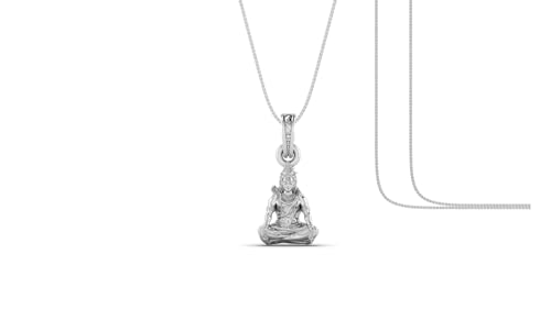 Pendentif en argent sterling 925 avec chaîne vénitienne d'une pureté exceptionnelle