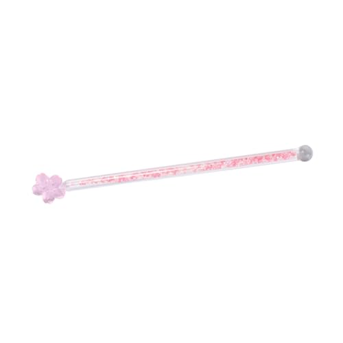 CATIEBYE Creative Cherry Blossom Glass Stirrer Swizzle Stick for Home for Mixing Iced Tea and More Versatile Drink Stirrer Easy to Clean Design