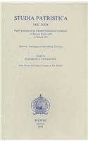 Studia Patristica. Vol. XXIV - Historica, Theologica Et Philosophica, Gnostica 906831520X Book Cover