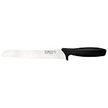 Rockingham Forge Range 20cm Serrated Bread Knife - Lightweight Sharp Stainless Steel Kitchen Knives with Black Handle