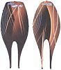  Wave Deck Plate Set origiginal Red Street Surfing The Wave Waveboard Streetboard Nagelneu