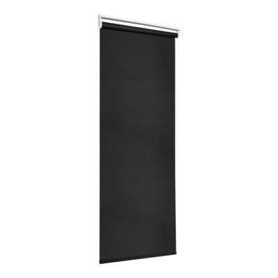 GoodHome Store Enrouleur occultant sans perçage Boreas 2 Noir 75 x 240 cm