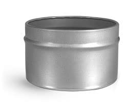 2 oz Footed Candle Tins (Bulk), Tops NOT Included