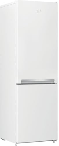 BEKO - RCSA270K30WN - Frigorifero Combinato, Frigo e Congelatore, Statico (no tecnologia No Frost), Libero Posizionamento - Bianco, 270 Litri