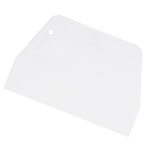 EXAOMBLE 2 piezas Herramientas para Decorar Pasteles Juego Raspadores de Plástico Alimenticio Alisadores para Repostería Fácil Manejo y Uso Reutilizable