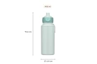 Mepal - Trinkflasche Pop-up Campus - Wasserflasche - Auslaufsichere Flasche für die Schule - Wiederverwendbar - BPA-frei & Spülmaschinenfest - 400 ml - Tropical Ocean – Ansicht 3