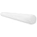 CanDo 30-2106 PE Foam Roller, Slim, Round, 3" x 36", White