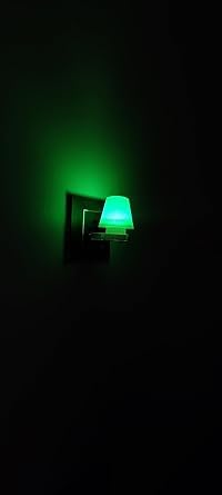 Image of GURUSOAMI Small lamp Type 2 Pin Night Lamp 0.5 Watt Plug & Play Bulb for Bedroom, Living Room, Zero Watt Light Direct Socket use for Night (RED /Green, 2.0, Count)