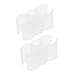 CIYODO 2pezzi Morsetto per per Scopa e Paletta Supporto per Scopa Resistente Organizer da Parete con Accessori di Fissaggio Morsetto per Pannelli Maglie di Clip per immagine