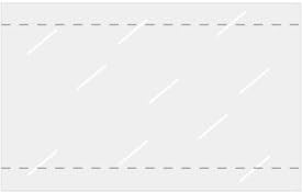 Plastic Packing List Envelopes, Clear - Blank With Perforations 6-3/4"H X 10-3/4" - Quantity: (1000)