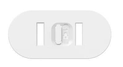 Fundas de toma de seguridad a prueba de bebés, paquete de 20 cubiertas adhesivas ultrafinas mejoradas para enchufes de seguridad para bebés para