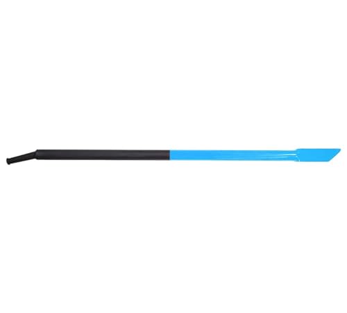 Image of Mytee Products 2 Pack 40 inch Combination Winch Bar for Flatbed Trailer - Black & Blue Powder Coated Carbon-Steel Combo Winch Bar with Non-Slip Handle & Square Head for Chain Lever Binders