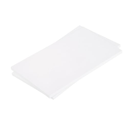 MECCANIXITY ABS Plastic Sheet 7 Inch x 4 Inch x 0.24 Inch ABS Styrene Sheets for Building Model DIY Crafts Panel White 2 Pcs
