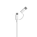 Produktbild Mi 2-in-1 USB Cable (Micro USB to Type C) 100cm