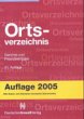 Ortsverzeichnis 2005. Gerichte und Finanzbehörden