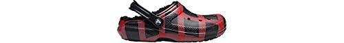 Image of Crocs Unisex-Adult Classic Holiday Lined Clogs, Buffalo Plaid, 5 Men /7 Women