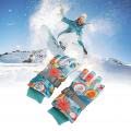 Luvas de Esqui Quentes de Inverno para Crianças, Luvas Coloridas à Prova de Vento à Prova D'água pa
